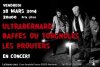 Tract (recto) du concert des Prouters du 28/03/2014