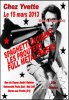 Tract (recto) du concert des Prouters du 15/03/2013