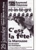 Tract (recto) du concert des Prouters du 29/01/1995